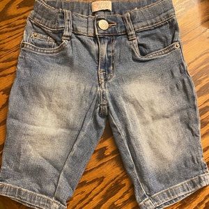 children’s place long Jean shorts denim size 6